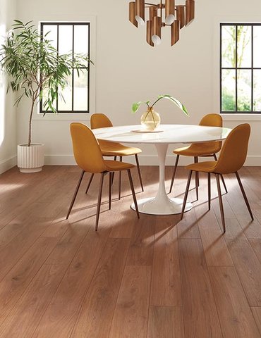 Dining Room Luxury Vinyl Plank LVP - Floorco of Rochester in Rochester, MN