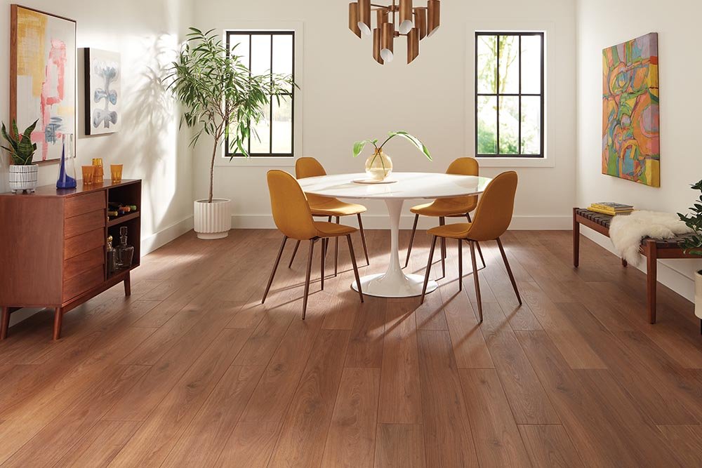 Dining Room Luxury Vinyl Plank LVP - Floorco of Rochester in Rochester, MN