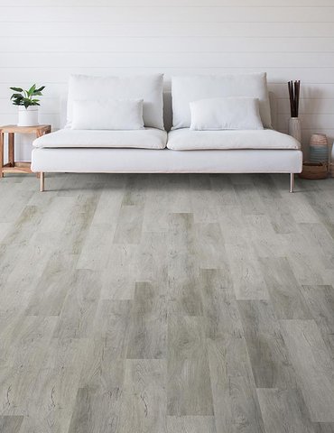 Living Room Gray Luxury Vinyl Plank - Floorco of Rochester in Rochester, MN